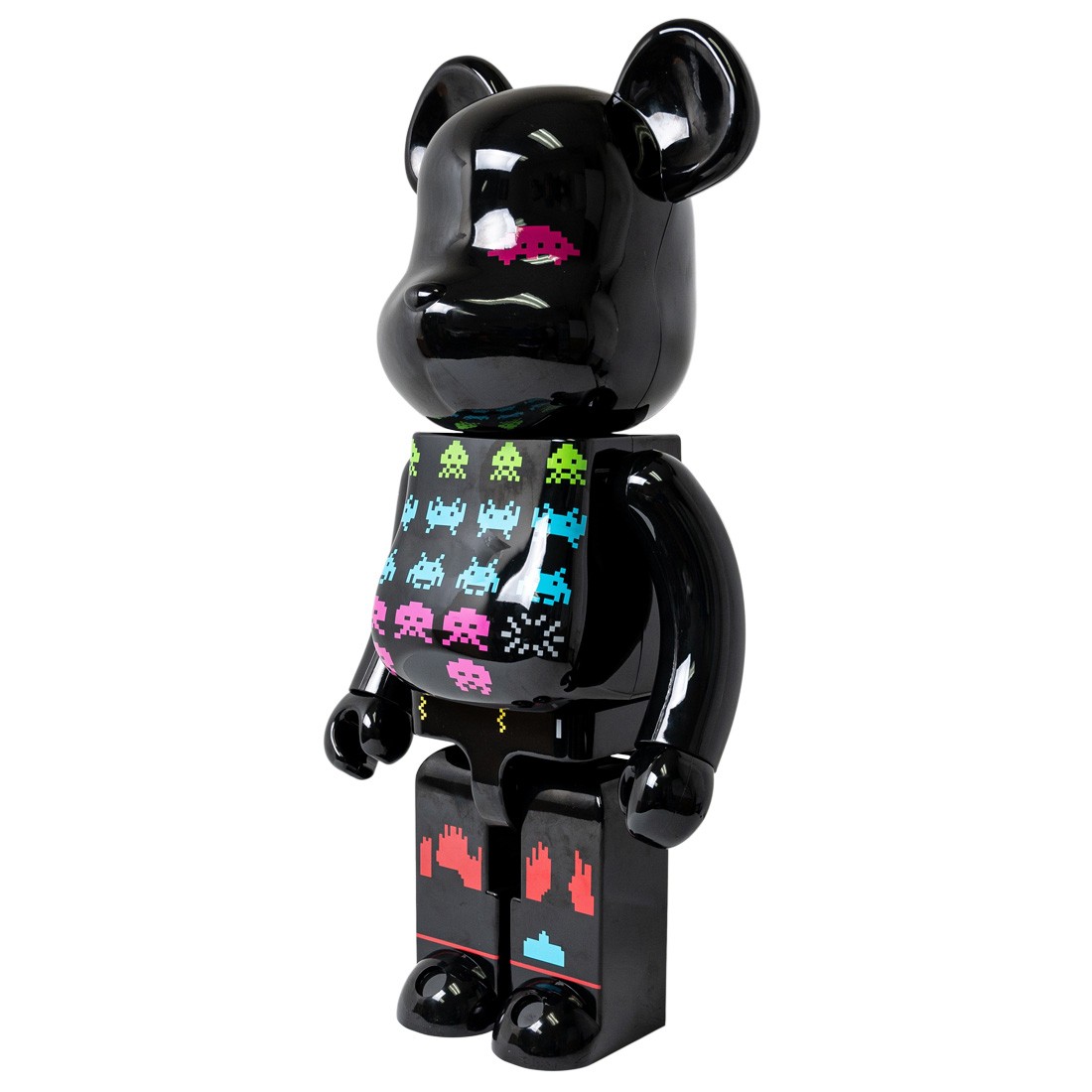 Medicom Space Invaders 1000% Bearbrick Figure (black)