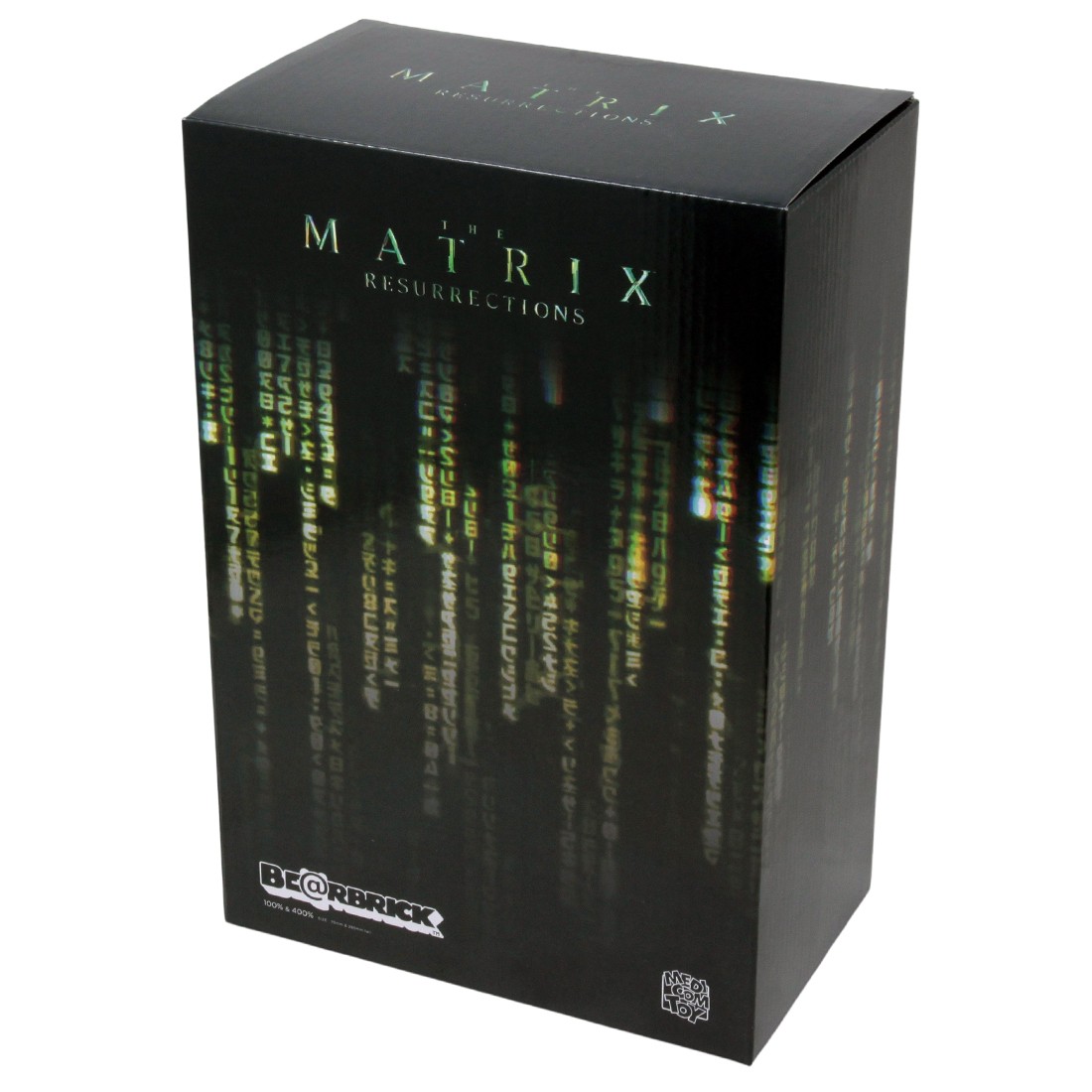 Medicom The Matrix Resurrections 100% 400% Bearbrick Figure Set (black)