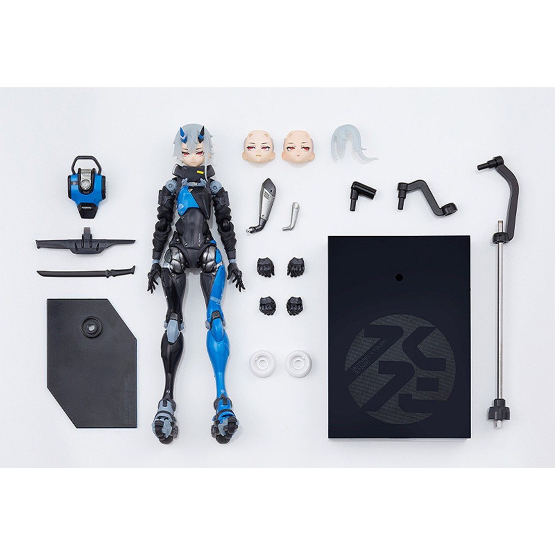 Max Factory Motored Cyborg Runner Ssx_155 Techno Azur Figure blue