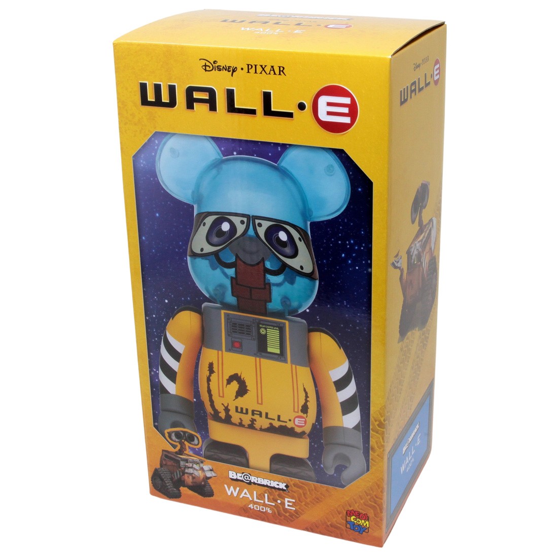 Medicom Disney Pixar Wall-E - Wall-E 400% Bearbrick Figure (yellow)