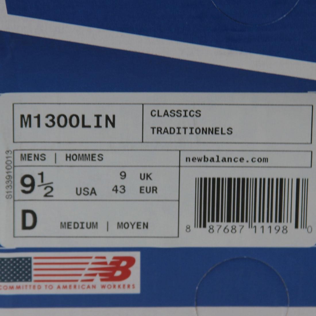 New Balance Men M1300LIN - Made In USA