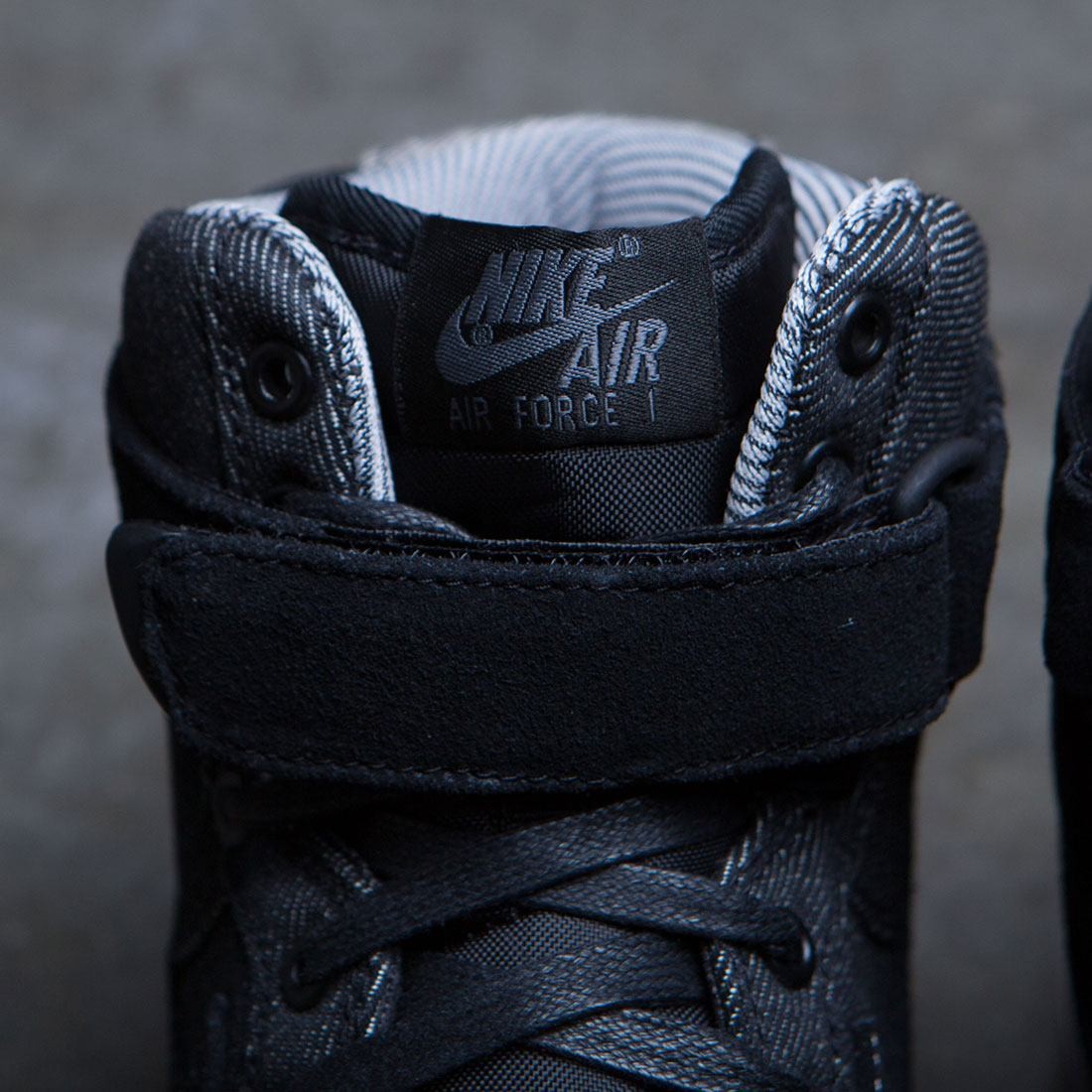 Nike Air Force 1 Mid - Dark Charcoal - Black 