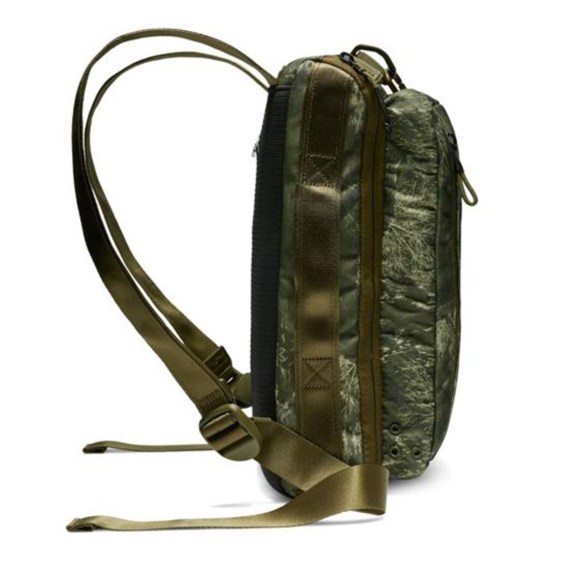 Nike Pocket Printed Tote Bag Camo Print BA6378 Olive Canvas Black Army  Brand New