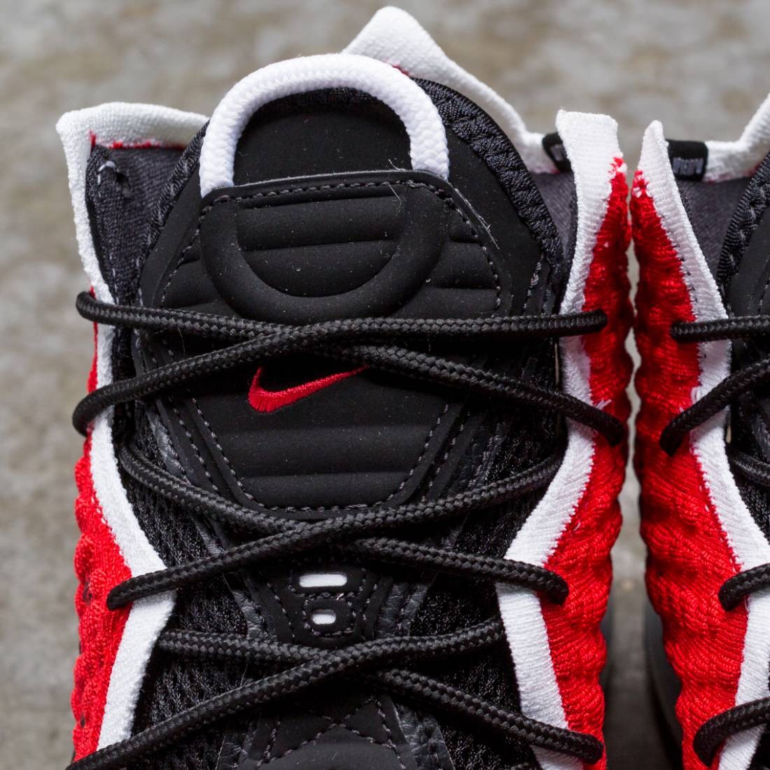 nike men lebron 17 university red white black