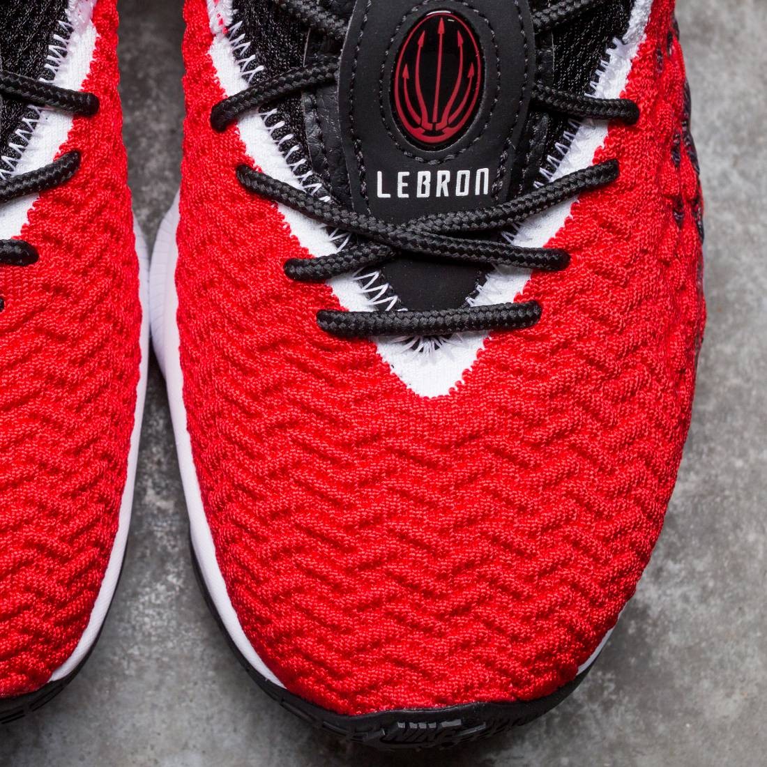 Lebron 15 on sale red white black