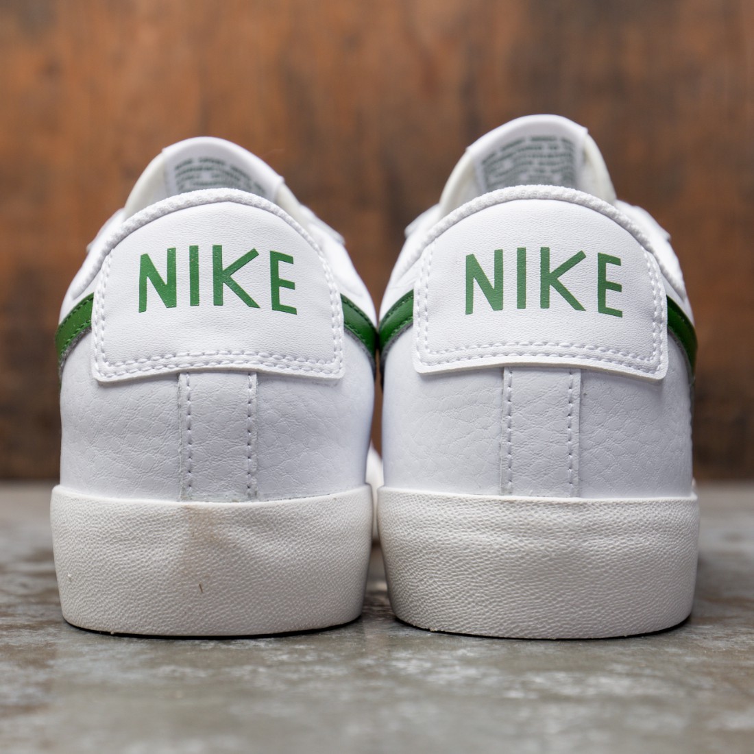 Nike Blazer Low Leather White/Green Spark-Sail - CI6377-105