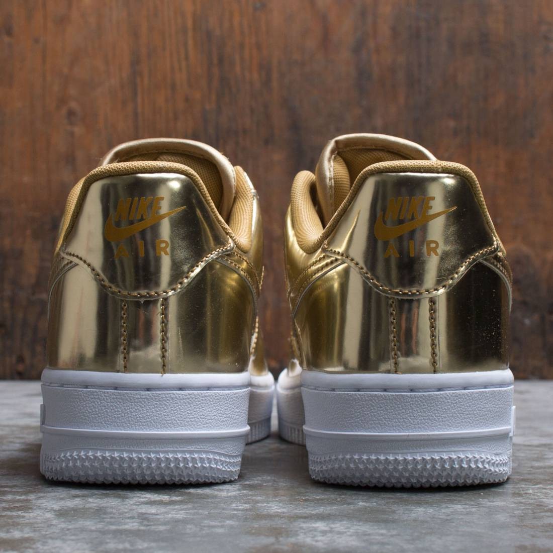 Nike Womens W Air Force 1 Sp Metallic Gold Cq6566 700 Size