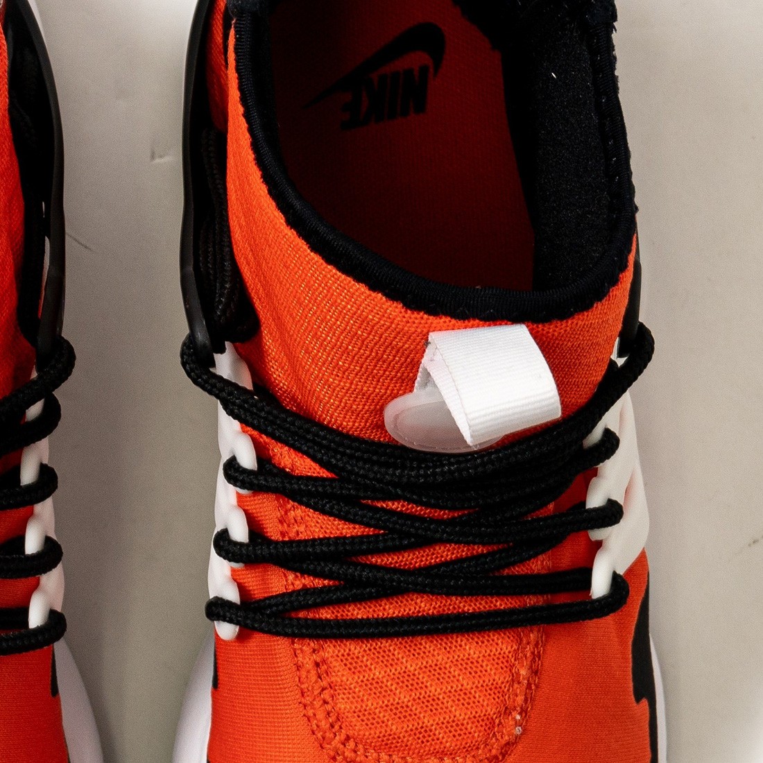 nike men air presto mid utility orange orange black white