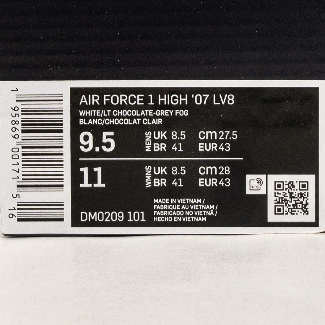 Nike Air Force 1 High LV8 Vintage Chocolate DM0209-101