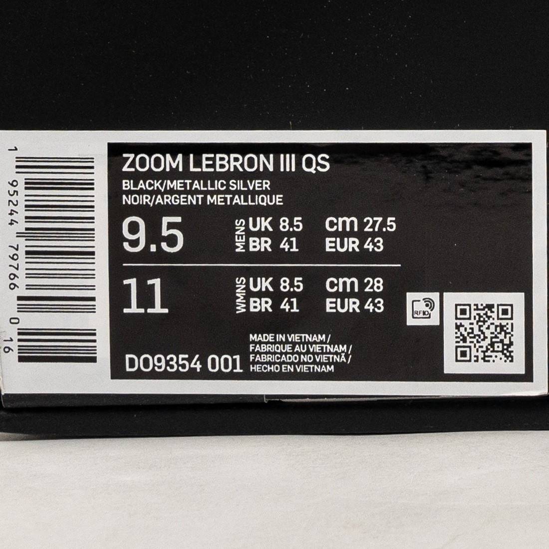 Nike lebron 3 argent top