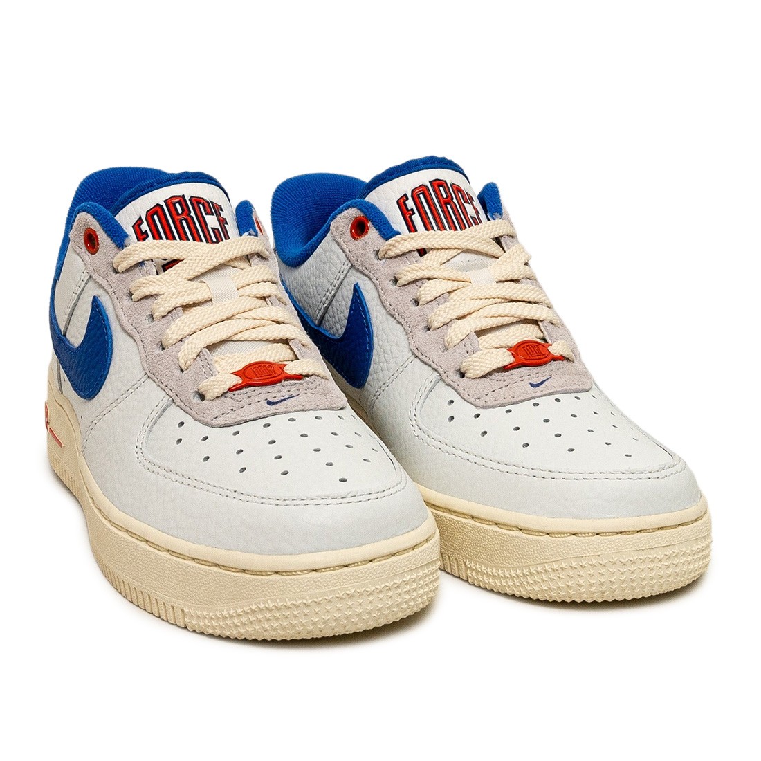 nike women air force 1 '07 lx summit white hyper royal picante red