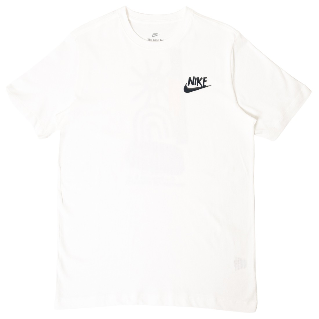 nike men sportswear short sleeve shirts white