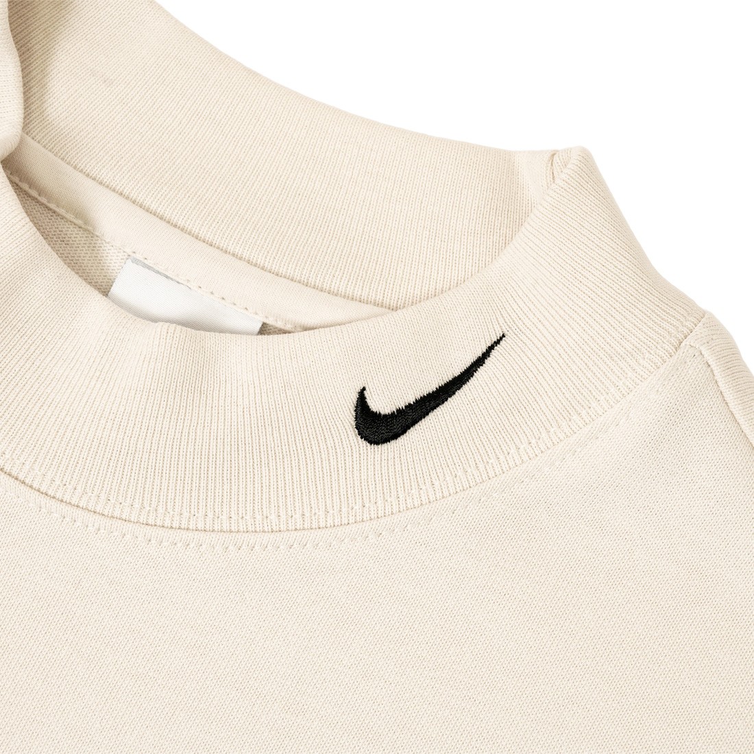 Nike Men's Life Long-Sleeve Mock Neck Shirt-Black