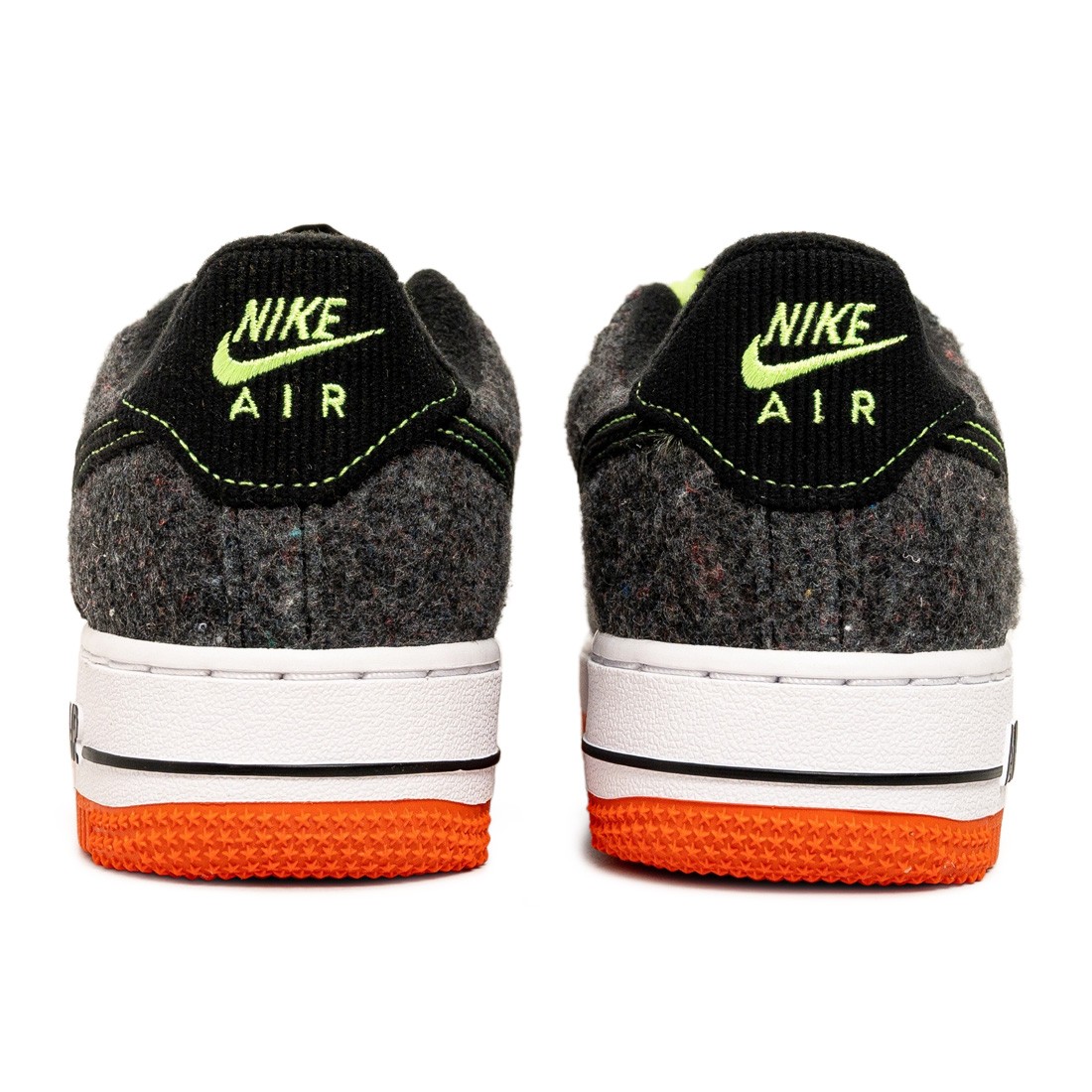 Nike Big Kids Air Force 1 Lv8 (Gs) (black / black-ghost green-starfish)