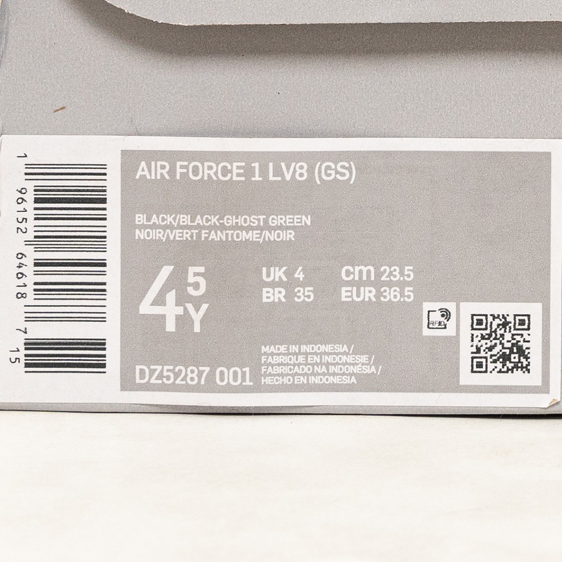 Nike Air Force 1 LV8 3 White Black (GS)