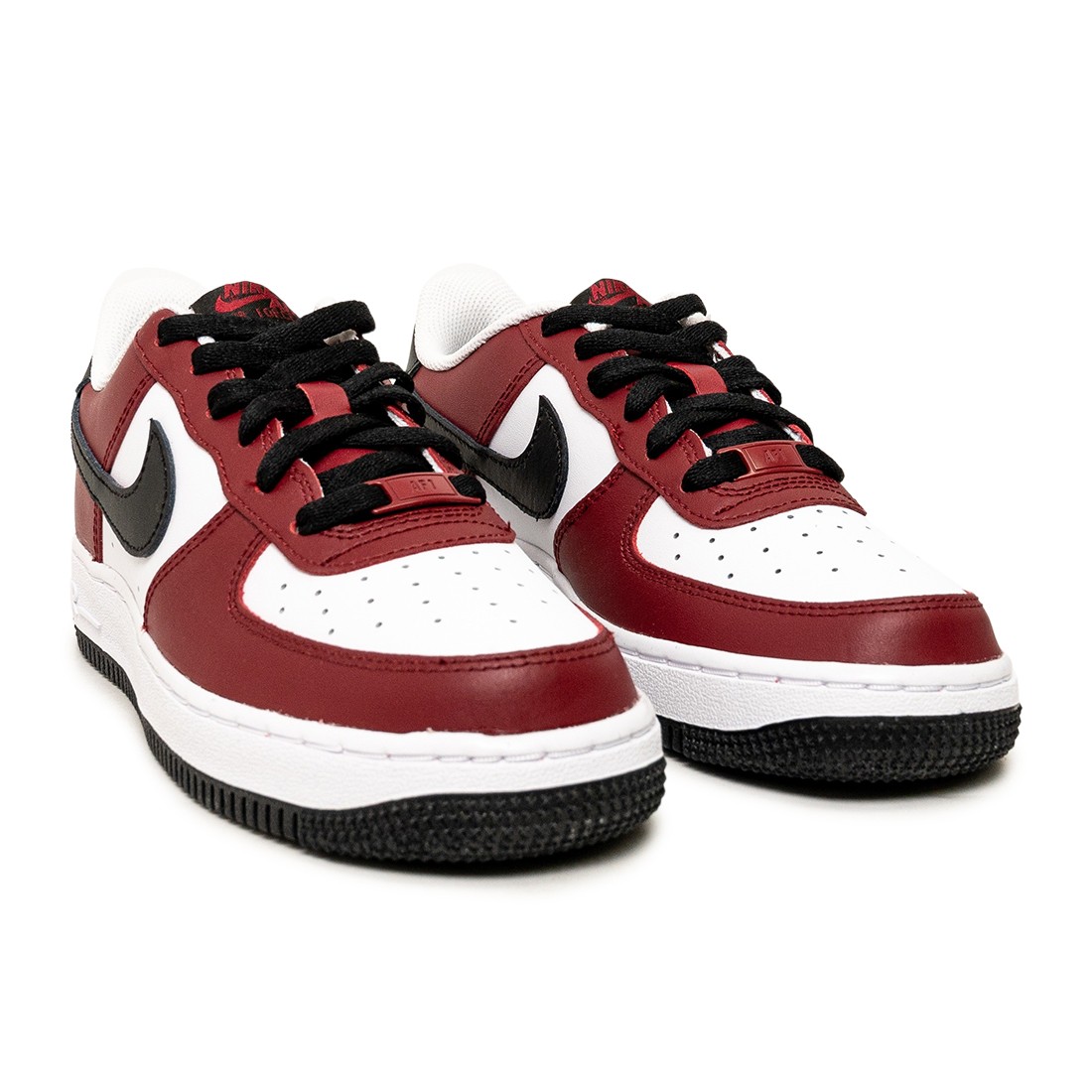 Nike Sportswear AIR FORCE 1 LV8 UNISEX - Trainers - team red/black/white/white  