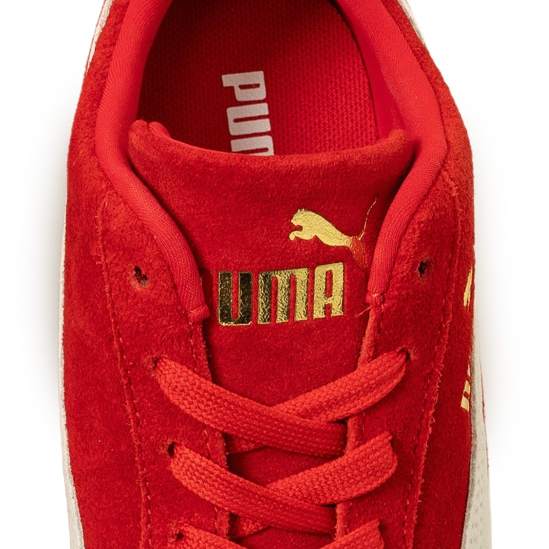 puma core Cat logo on heel