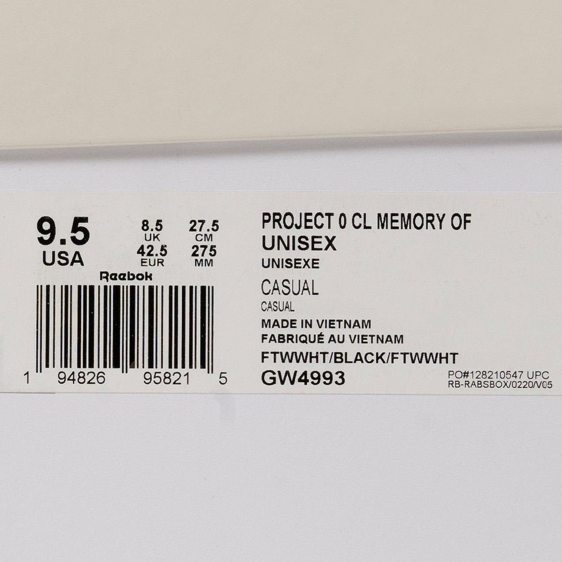 Reebok x Maison Margiela Men Project 0 Classic Leather