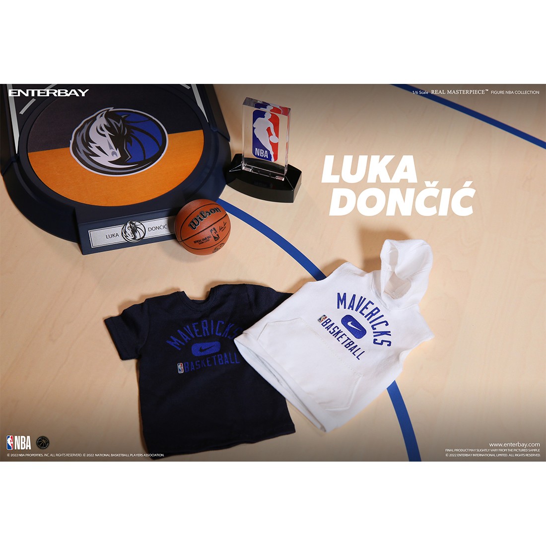 NBA Dallas Mavericks Luka Doncic Real Masterpiece 1:6 Scale Action Figure