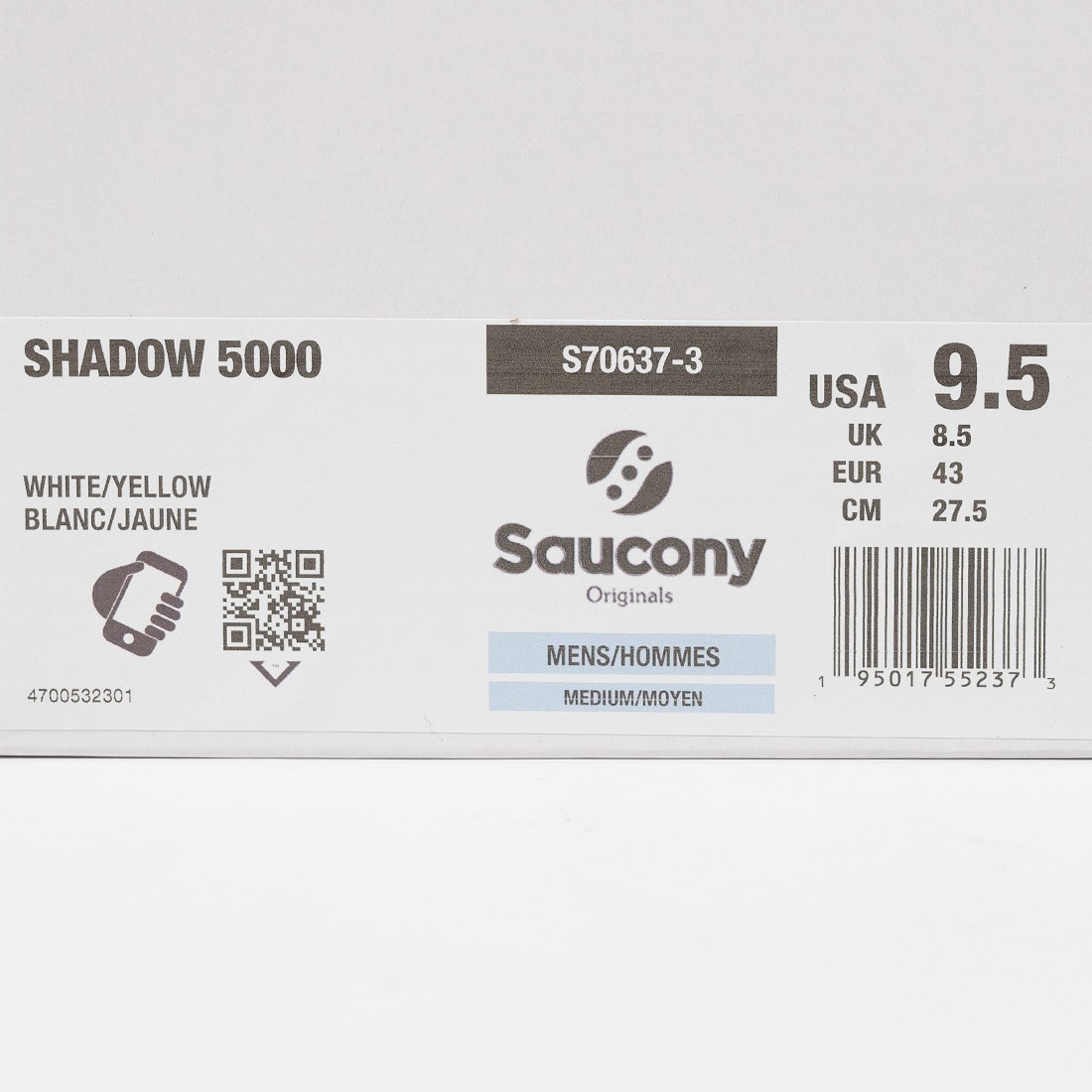 Saucony Men Shadow 5000 New Normal (beige / light sand / yellow / light  turquoise)