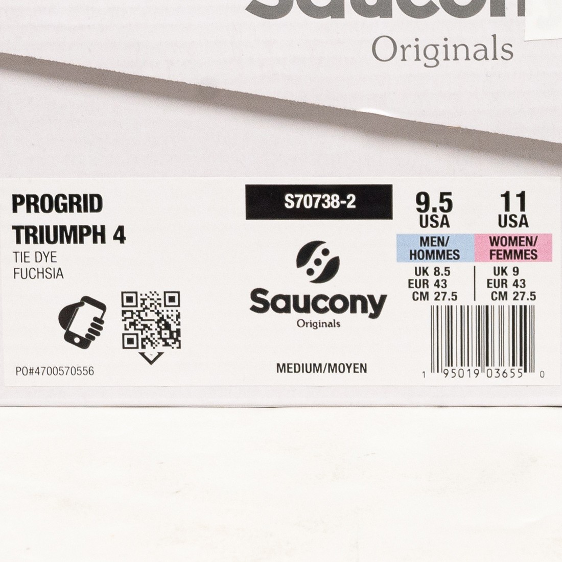 Saucony Men Progrid Triumph 4 multi tye dye