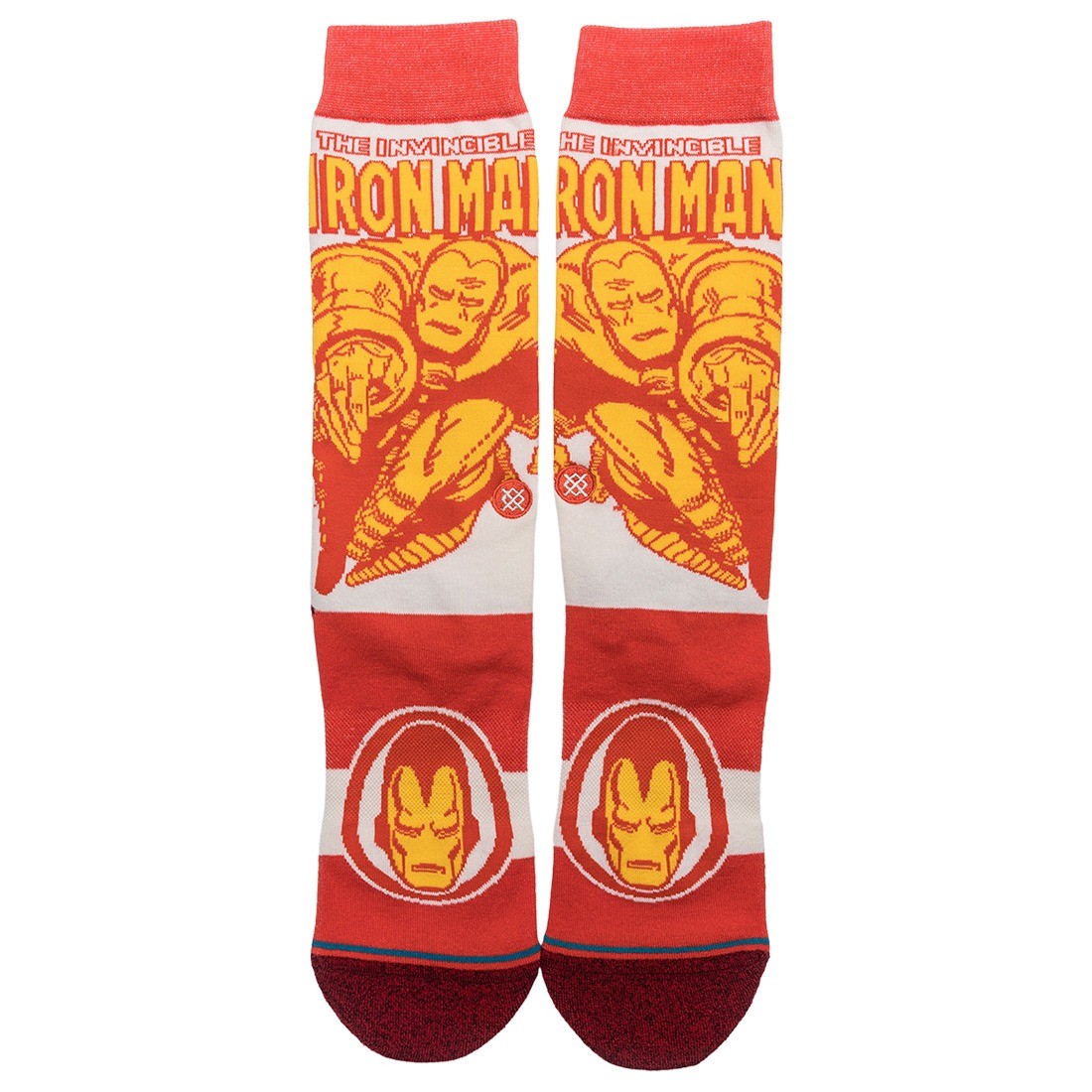 Stance x Marvel Iron Man Men Iron Man Marquee Socks red