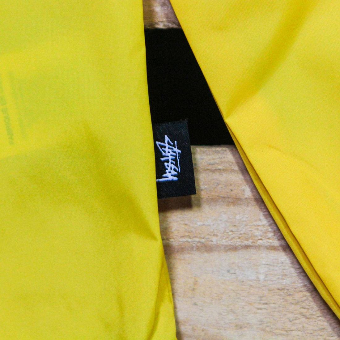 Stussy Men Stock Packable Pullover Jacket yellow