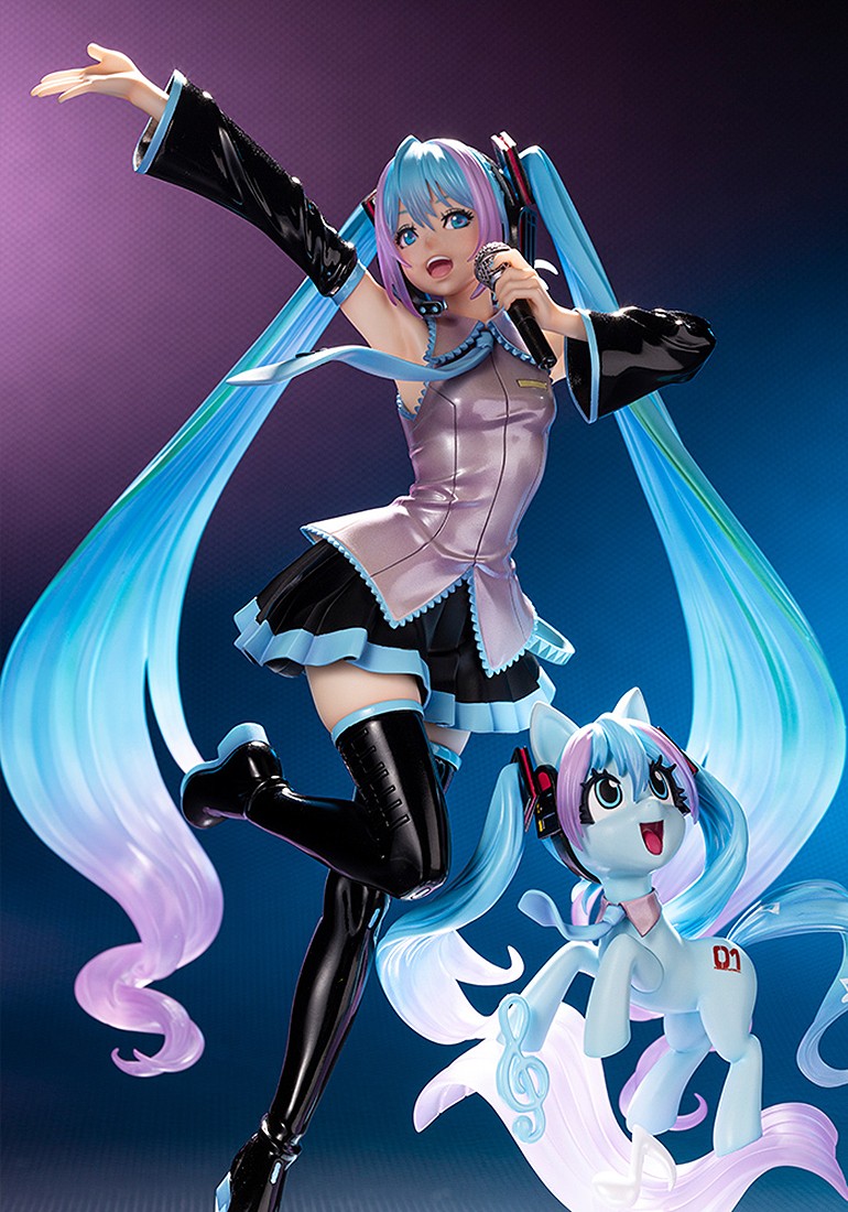 Kotobukiya Hatsune Miku Feat. My little Pony Bishoujo Staute