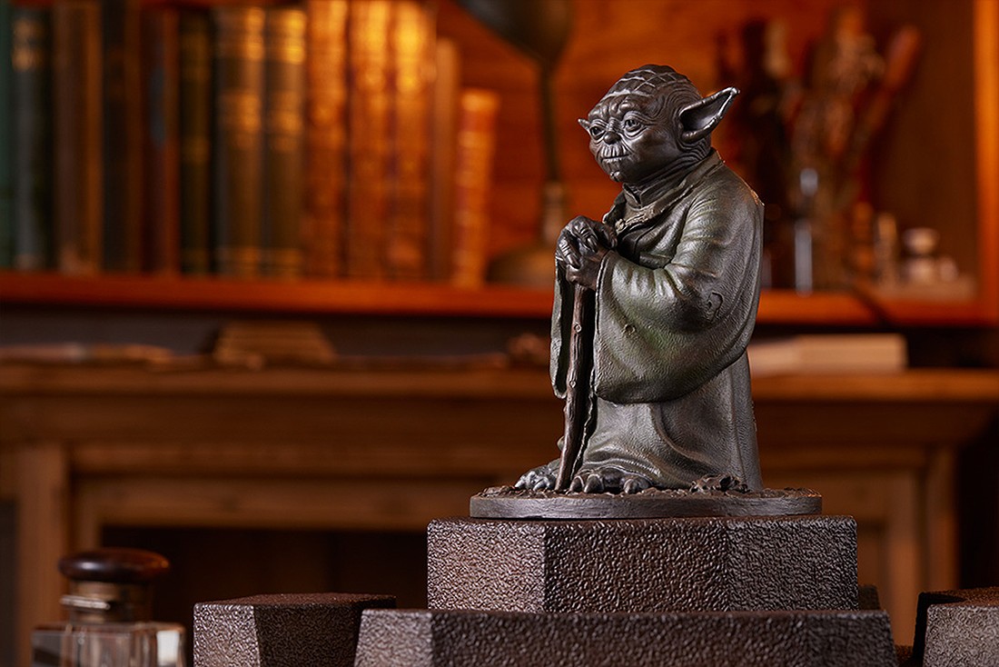 Lot #742 - LUCASFILM - Limited Edition Bronze Yoda Fountain Maquette