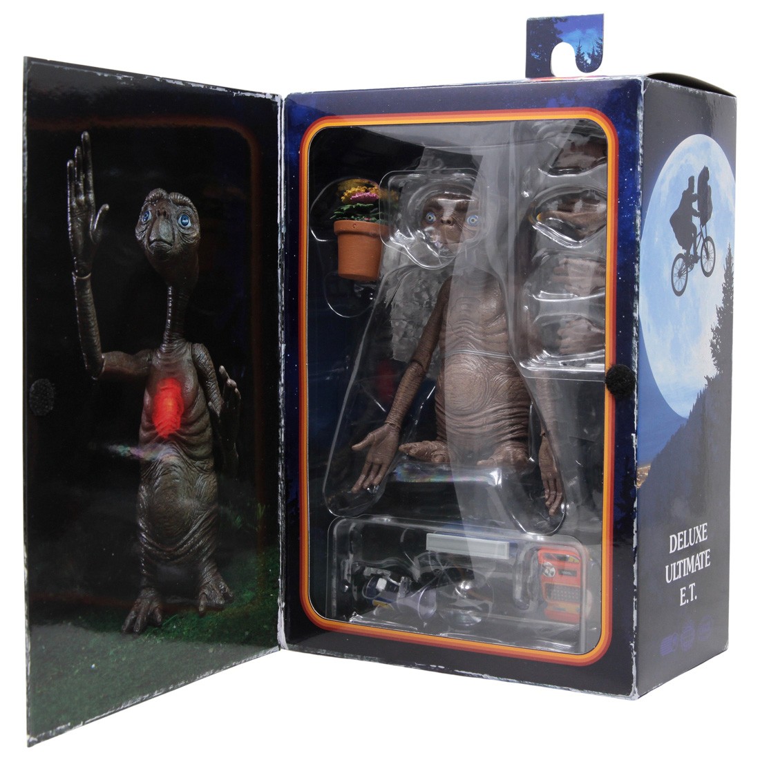 Neca Figura Articulada Deluxe Ultimate E.T. Light-Up Chest 7 Pulg E.T. –  Limited Edition