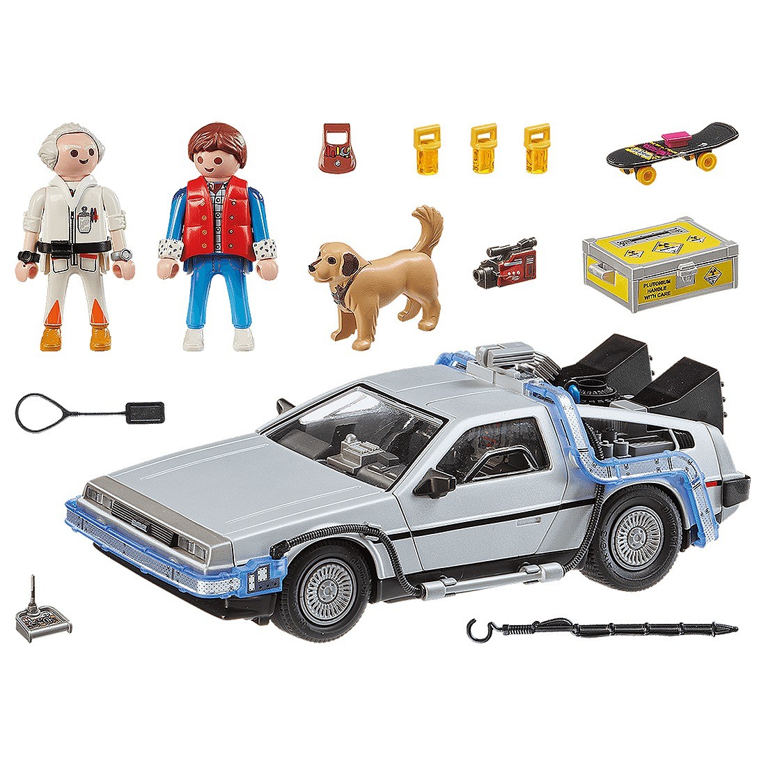 Playmobil - Back to The Future Delorean - 70317 & Scooby-Doo! Mystery  Machine - 70286