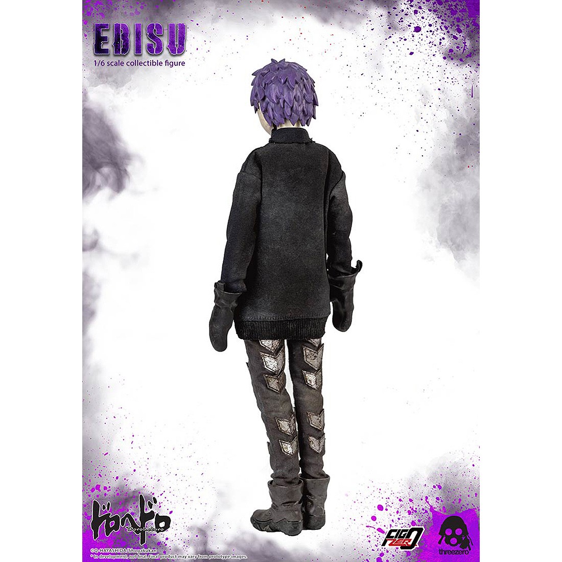 Threezero Dorohedoro Ebisu FigZero 1/6 Scale Articulated Figure black