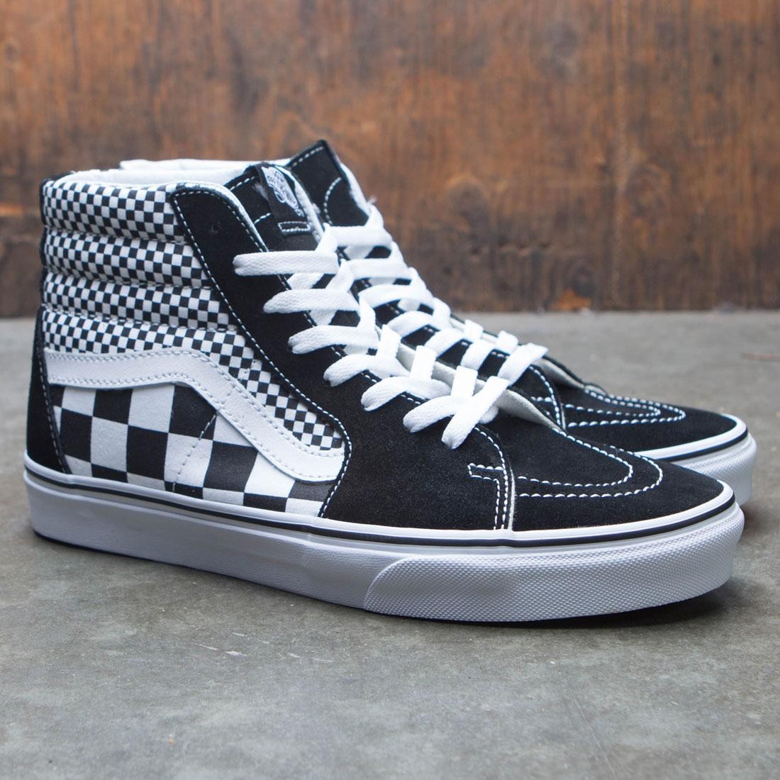 Vans Men SK8-Hi - Mixed Checkerboard black white