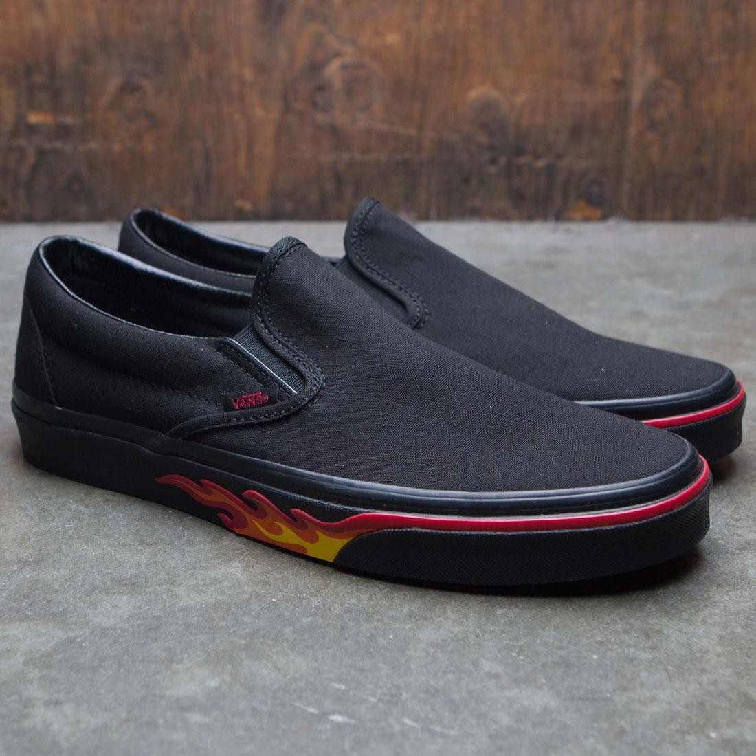 Men Classic - Black Wall black flames