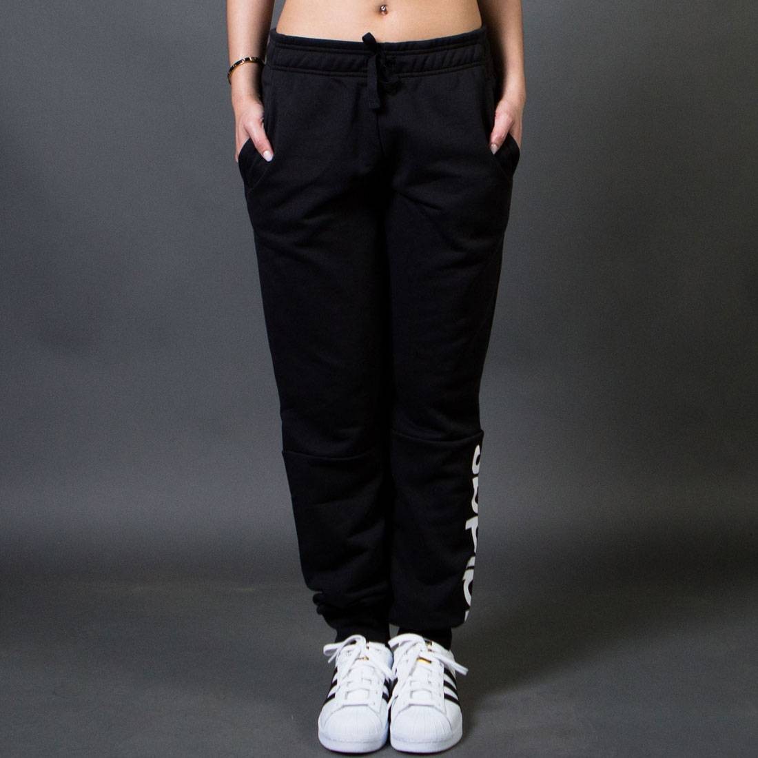 Adidas Women Essentials Linear Pants black white