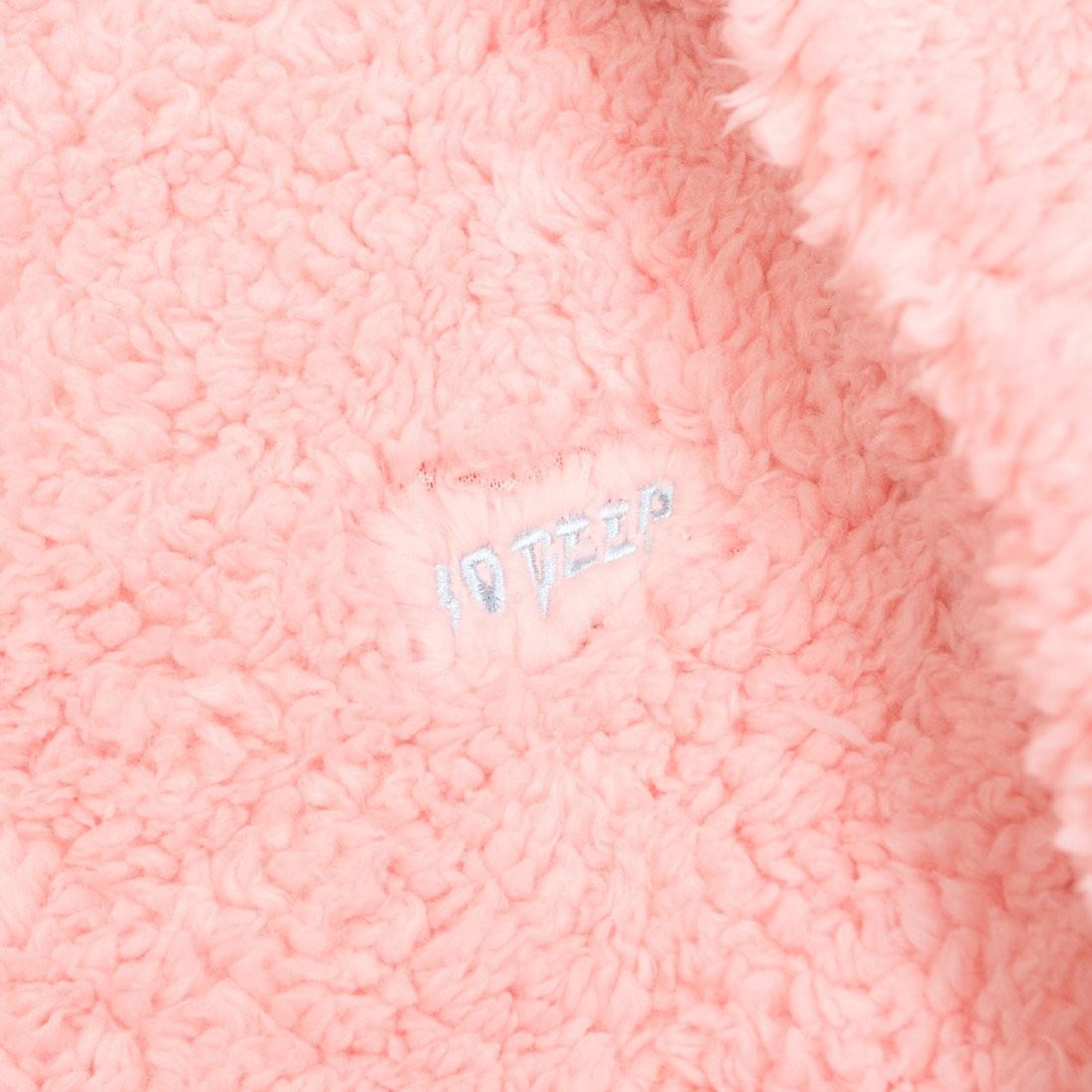 10 Deep Men Poodle Fleece Jacket pink