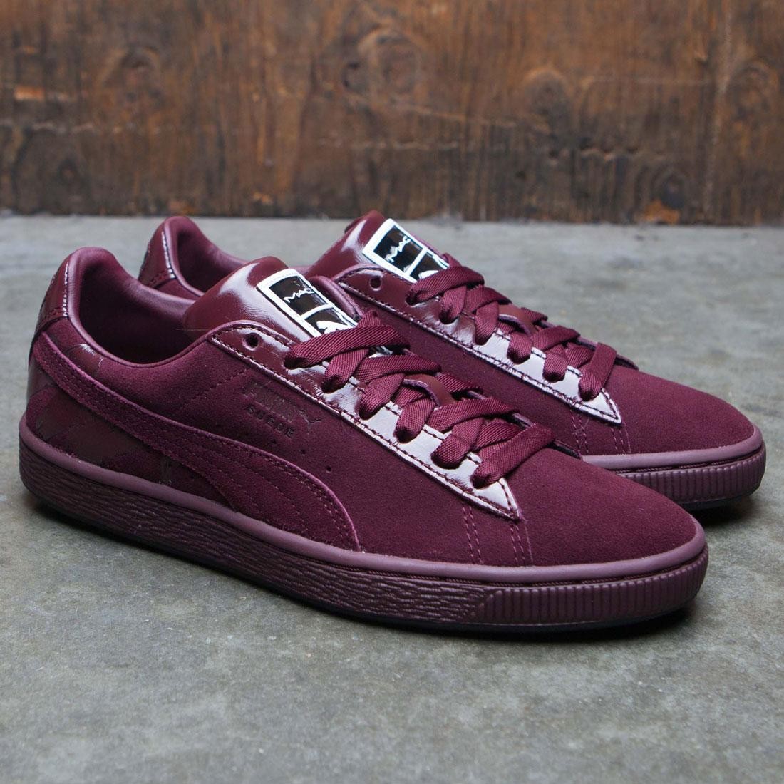 All burgundy cheap pumas