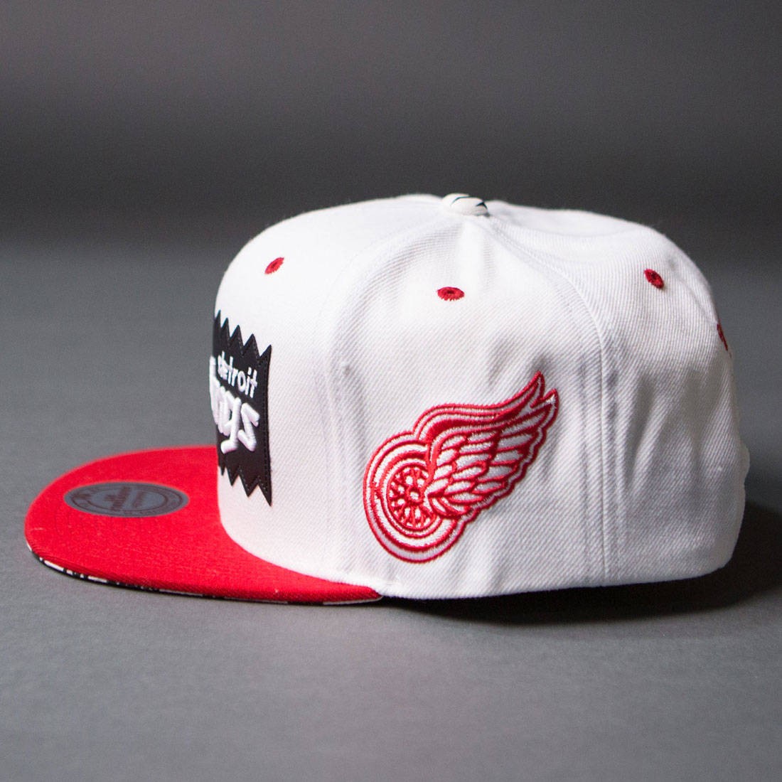 Mitchell & Ness Men's Mitchell & Ness White/Red Detroit Red Wings