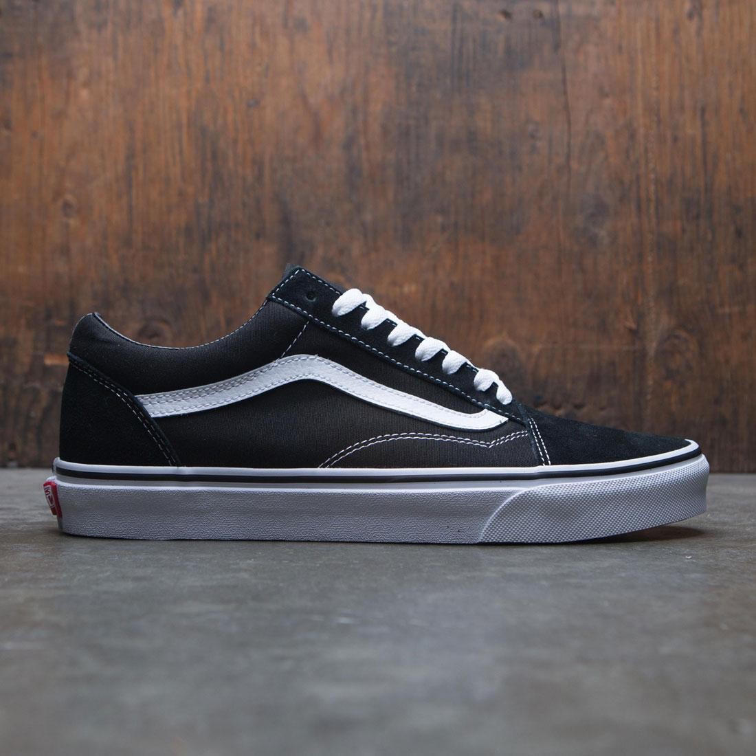 White and black discount low top vans