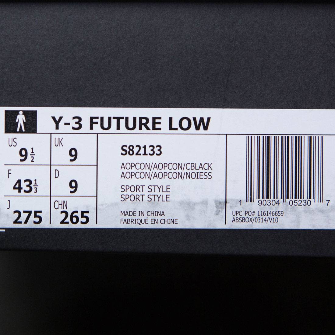 Adidas Y-3 Men Future Low purple aop continuum core black