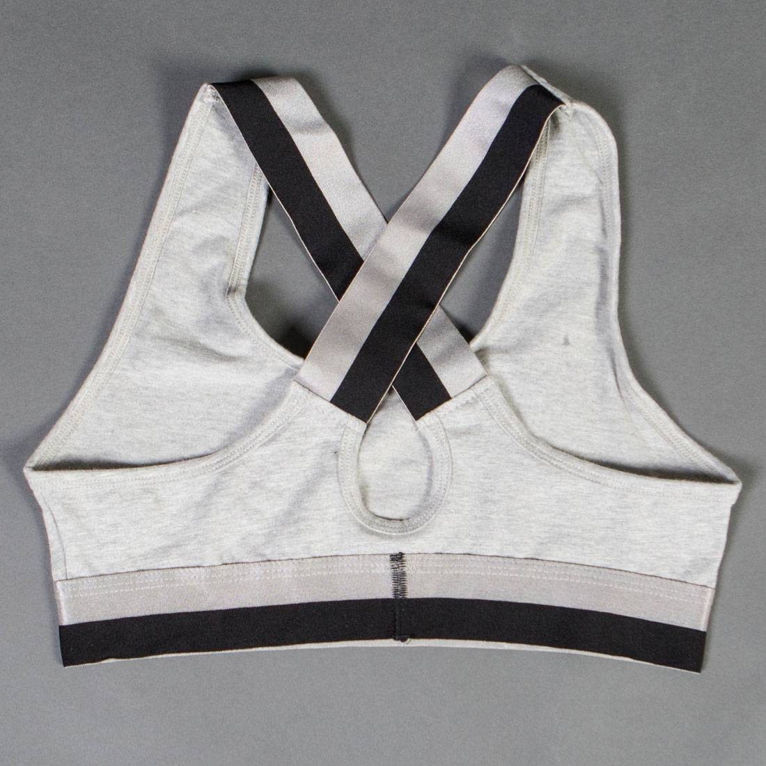 STÜSSY STUSSY WOMEN'S BASIC TRIANGLE TOP BRA BRALETTE WHITE SPAGHETTI  STRAPS