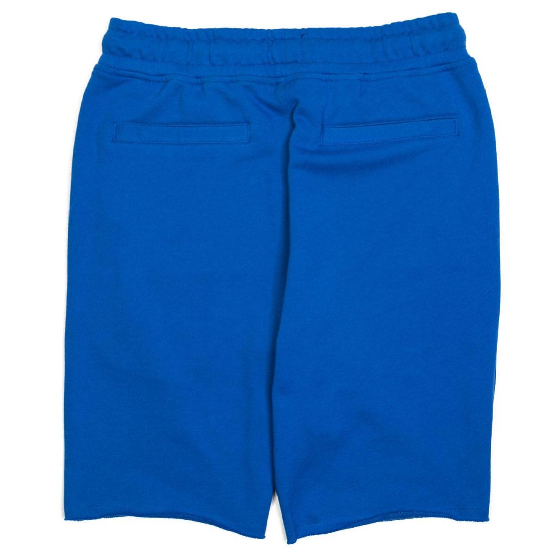 Relaxed fit shorts with dolphin hem