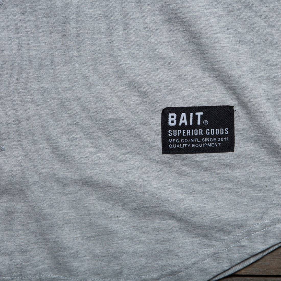 BAIT Men Nippon Logo Baseball Jersey Shirt gray