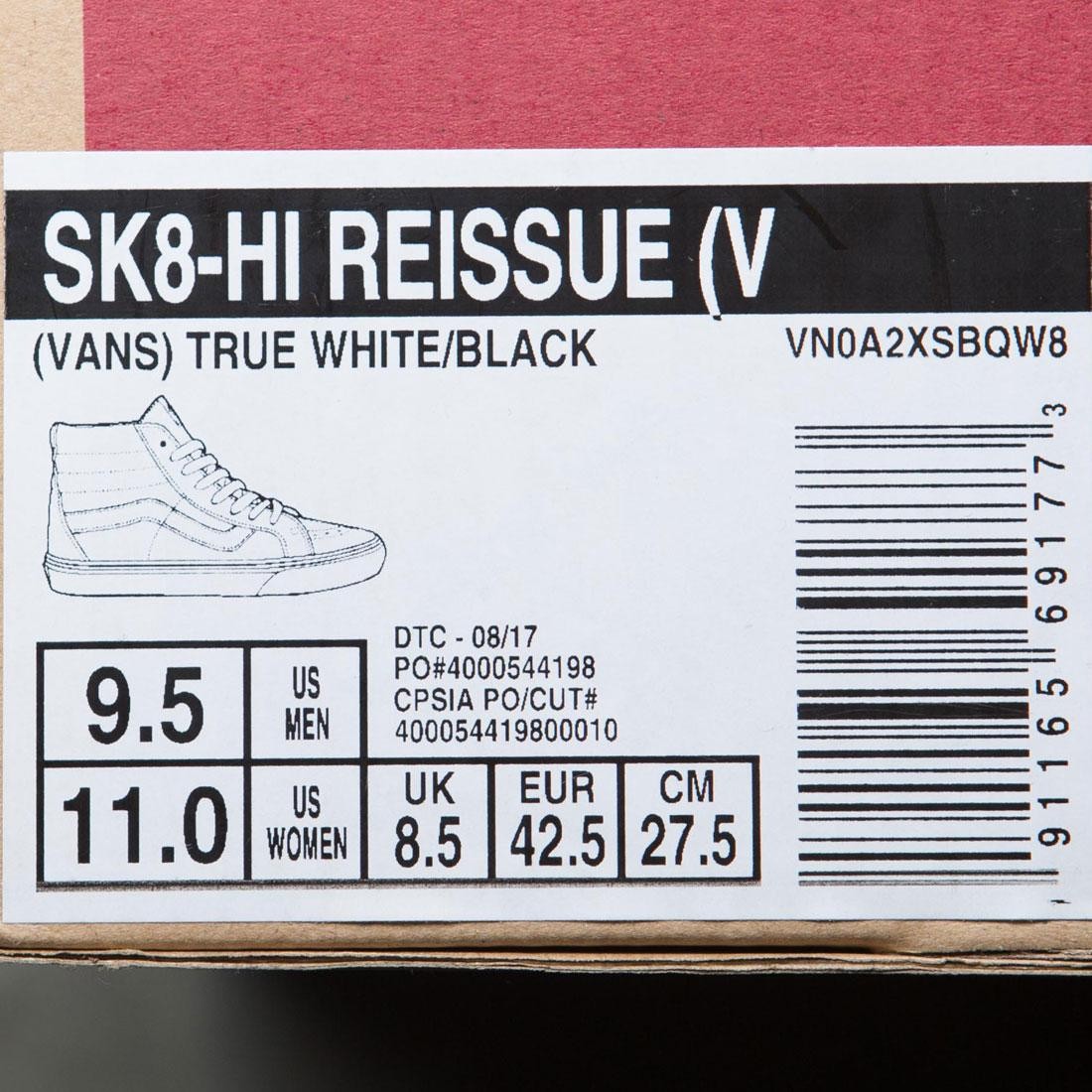 Vans sk8 hotsell hi reissue logo