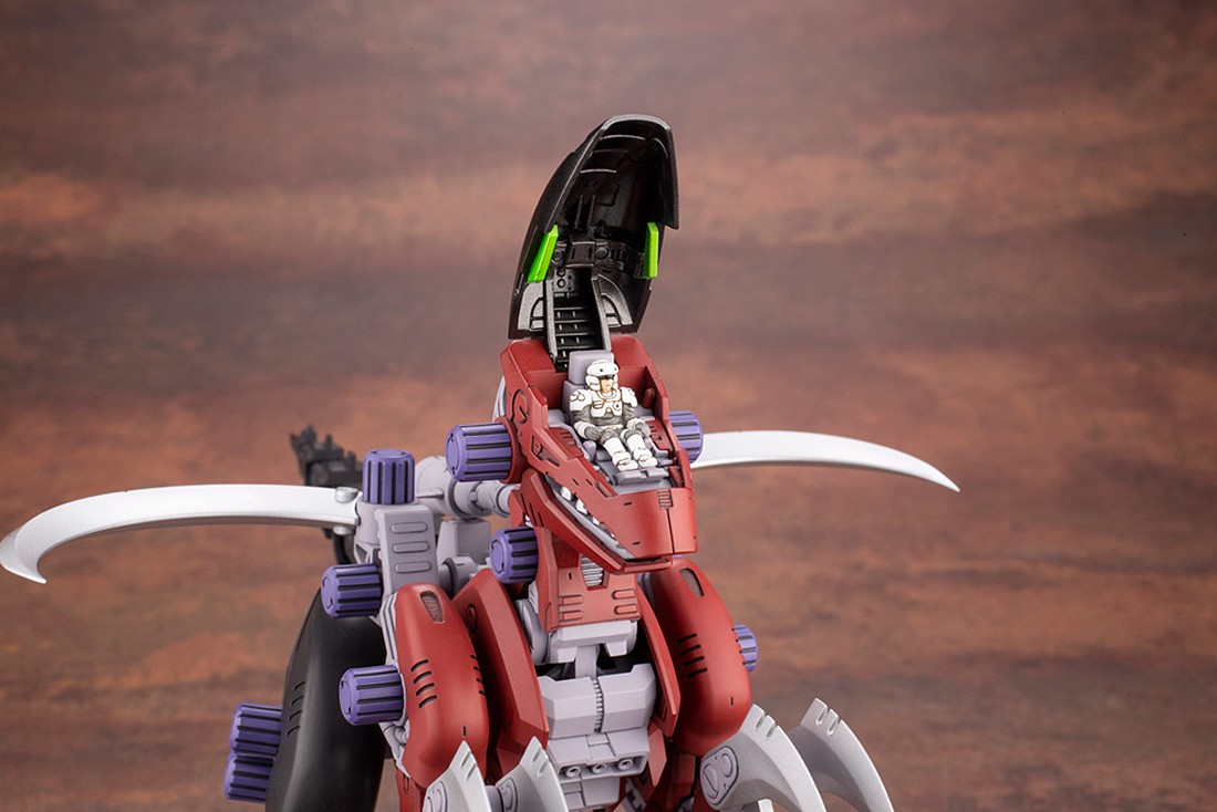 Kotobukiya HMM Zoids EZ-027 Rev Raptor Plastic Model Kit red