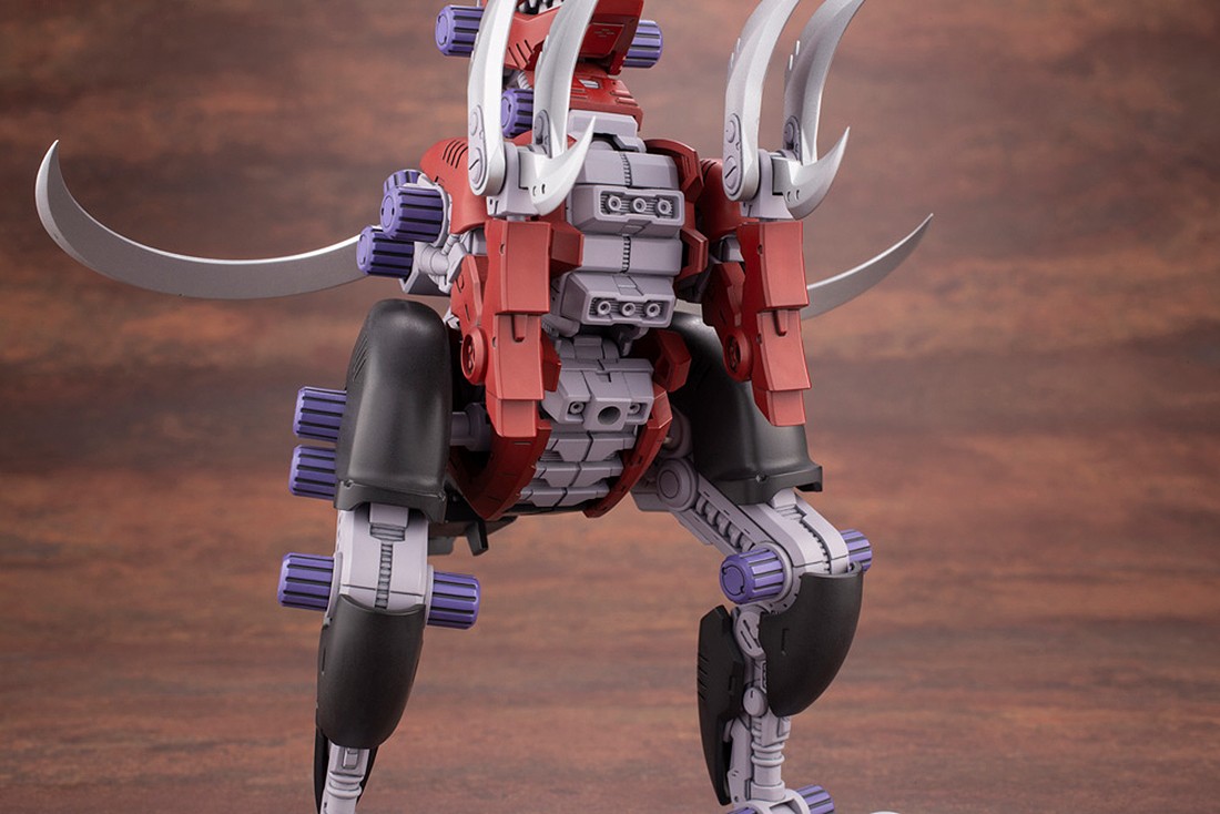 Kotobukiya HMM Zoids EZ-027 Rev Raptor Plastic Model Kit red