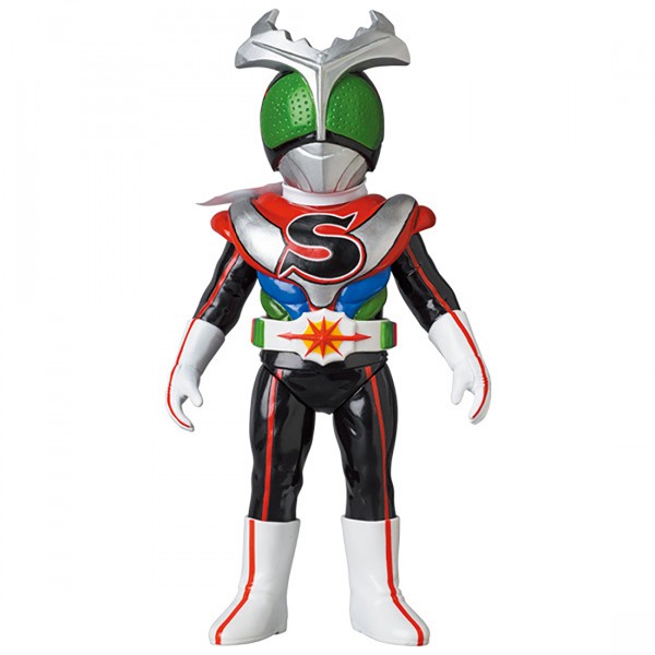Medicom Kamen Rider Stronger Charge Up Sofubi Figure black