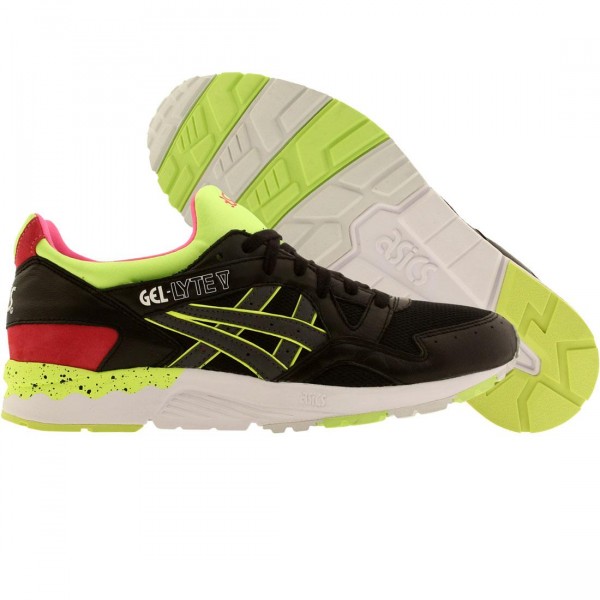 ASICS Gel Lyte V Black Black Mens Athletic Running Shoes