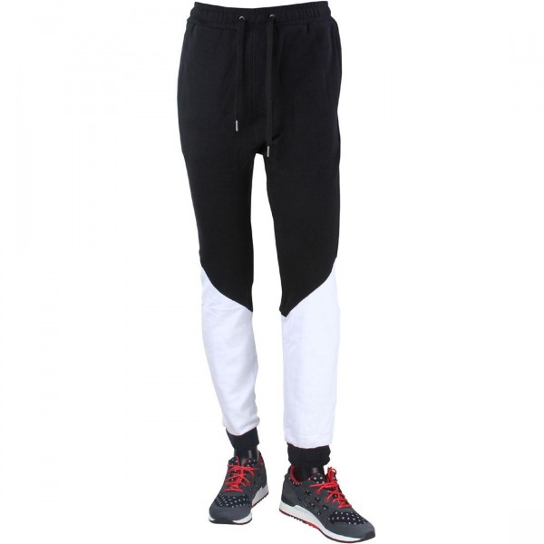 Black and white jogging pants online