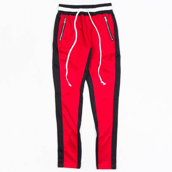 Lifted Anchors Men Jenner Track Pants - BAIT Exclusive red black